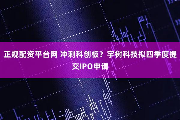 正规配资平台网 冲刺科创板?宇树科技拟四季度提交IPO申请